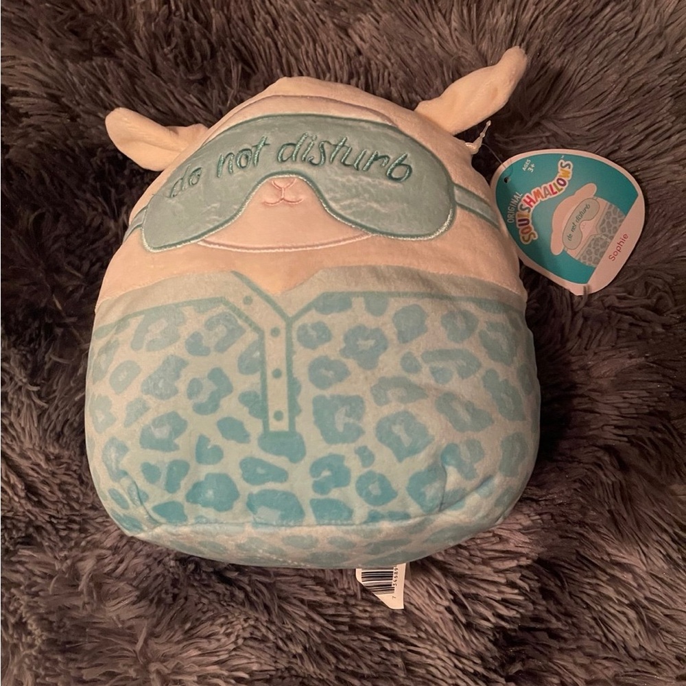 Sophia the sleeping lamb squishmallow
